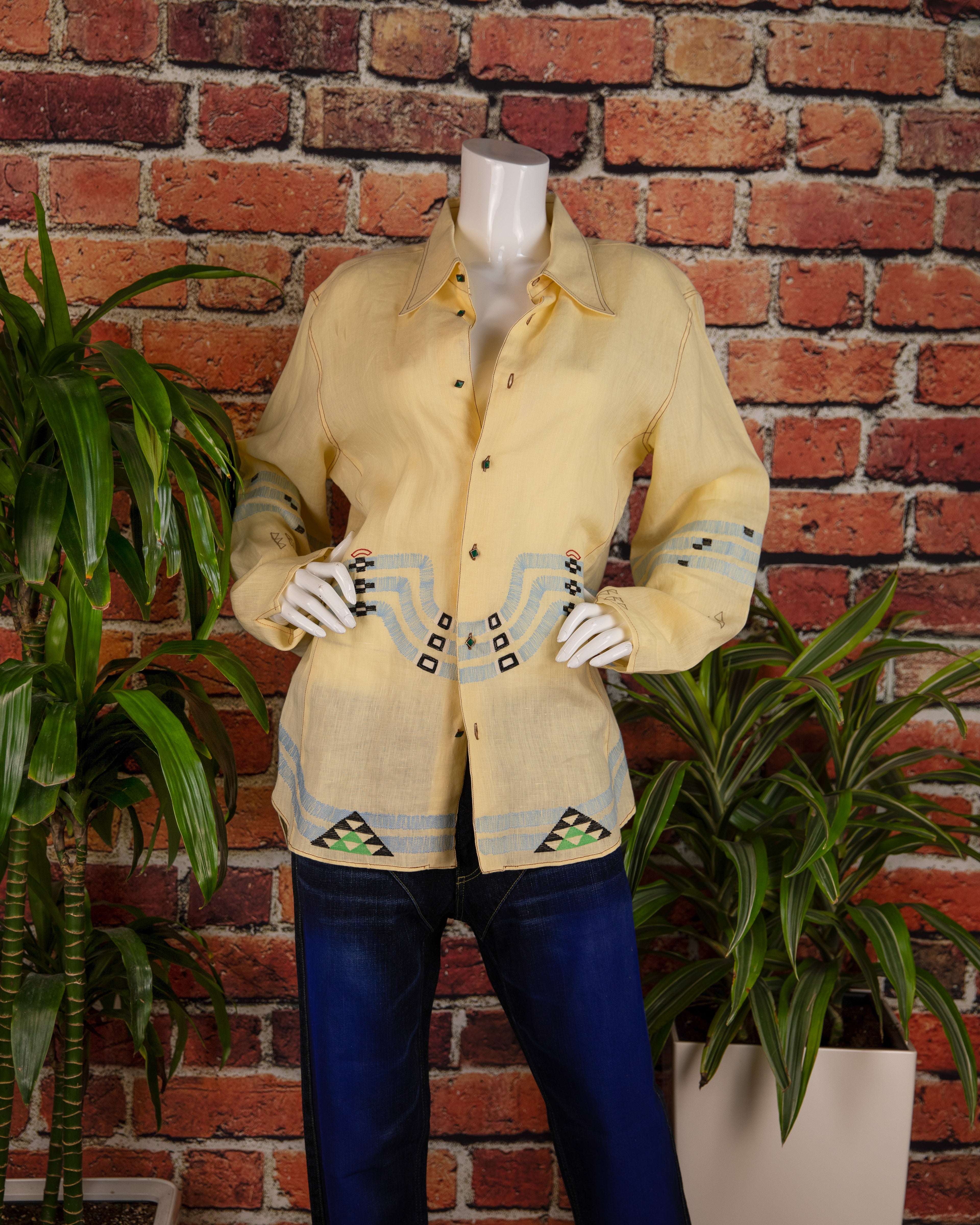 Voyage Mazzilli & Michielsens  Embroidered dress shirt