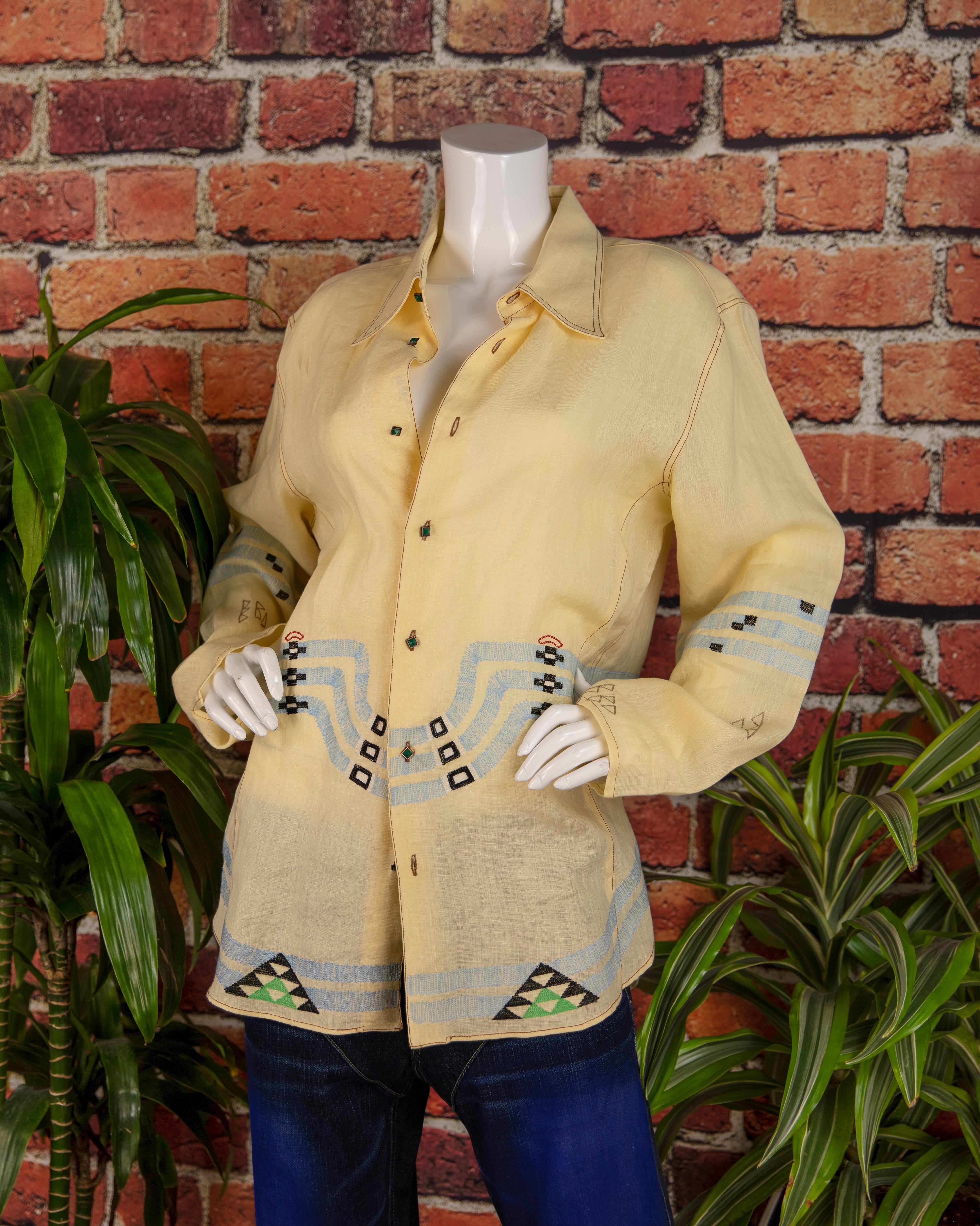 Voyage Mazzilli & Michielsens  Embroidered dress shirt