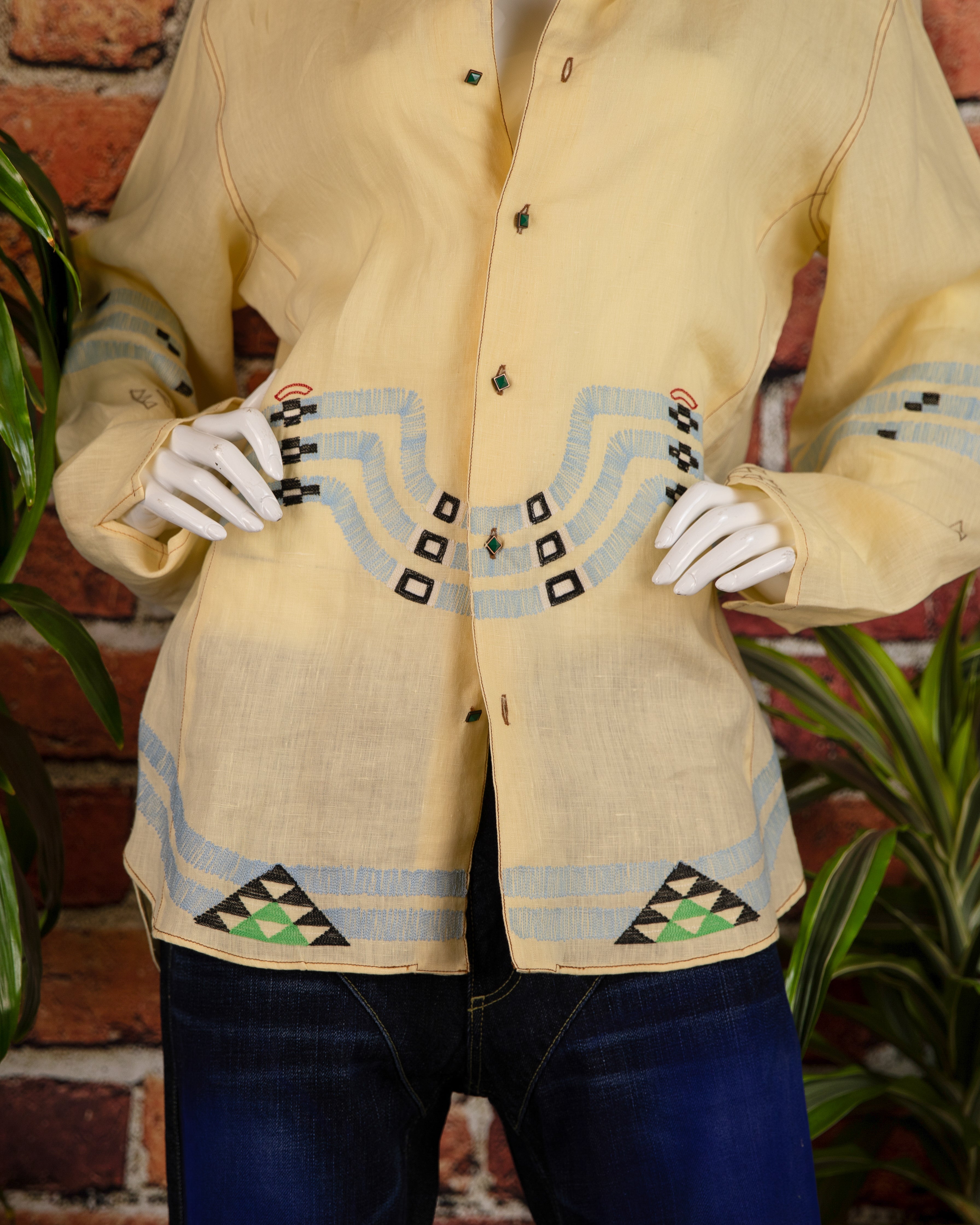 Voyage Mazzilli & Michielsens  Embroidered dress shirt