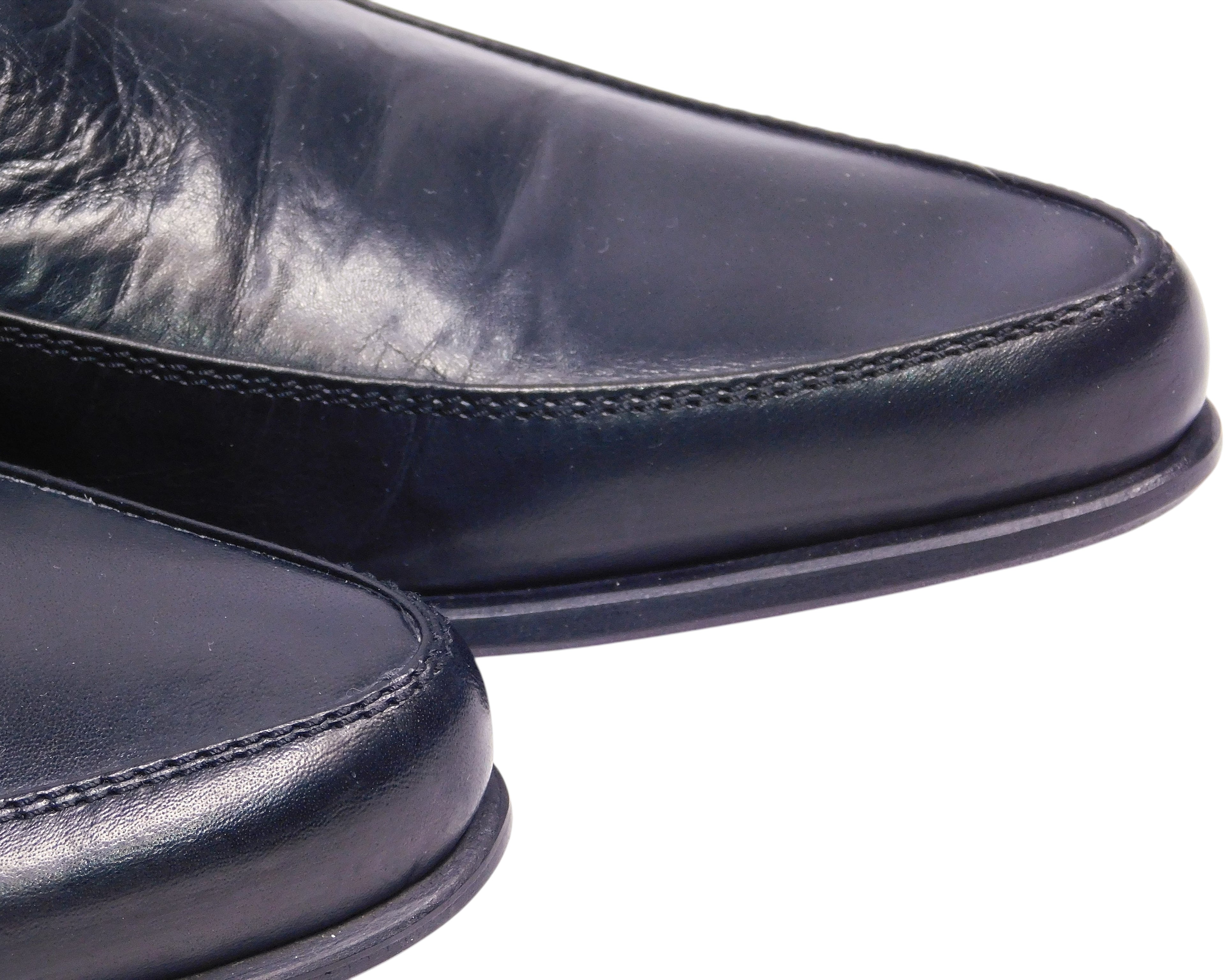 Roberto Cavalli black leather loafers