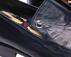 Roberto Cavalli black leather loafers