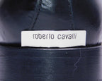 Roberto Cavalli black leather loafers