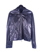 Roberto Cavalli black leather jacket