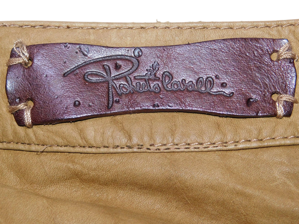 Roberto Cavalli vintage leather pants