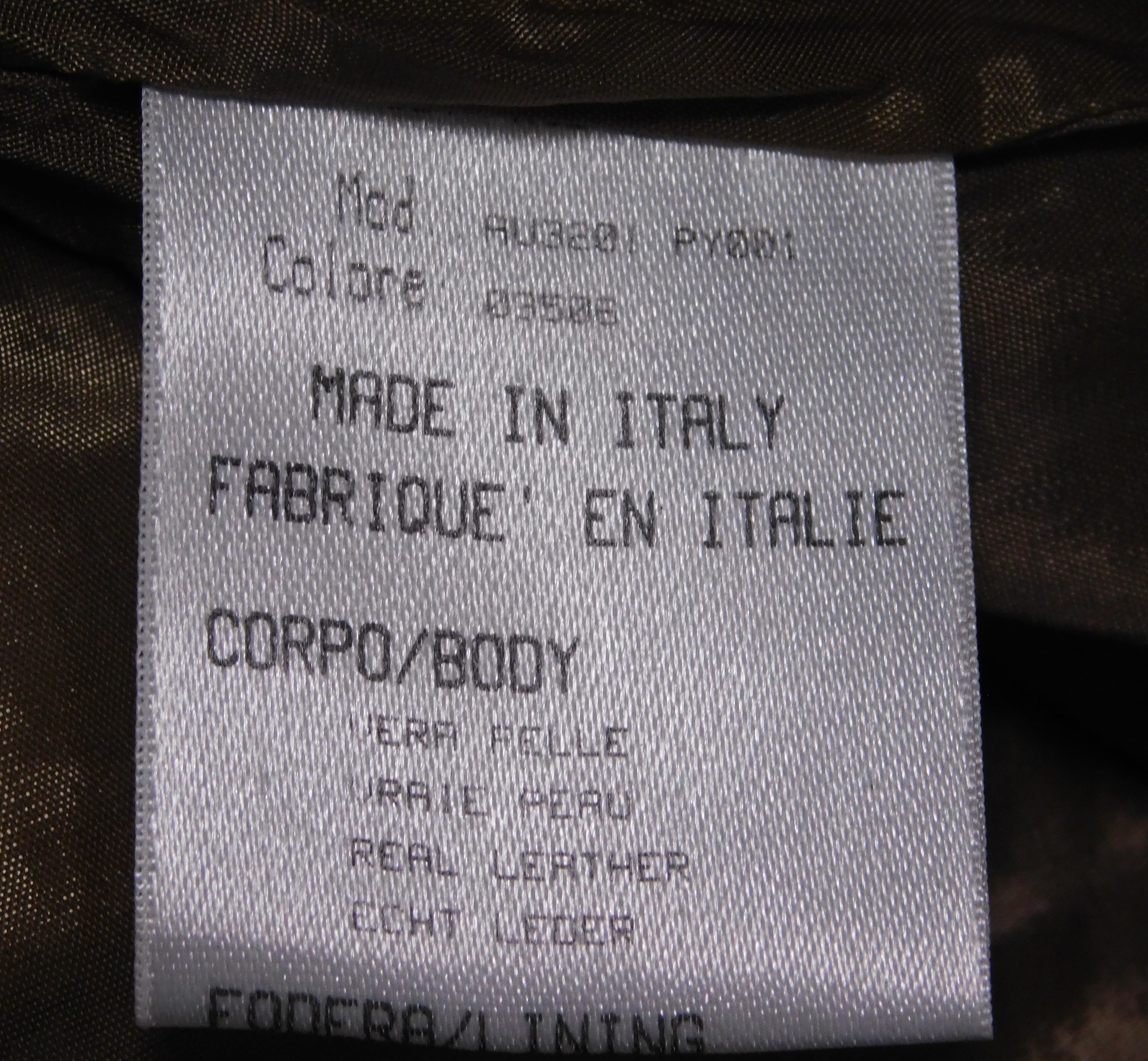 Roberto Cavalli vintage leather pants