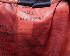 Carol Christan Poel long leather burgundy coat Fall 04/05