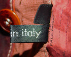 Carol Christan Poel long leather burgundy coat Fall 04/05