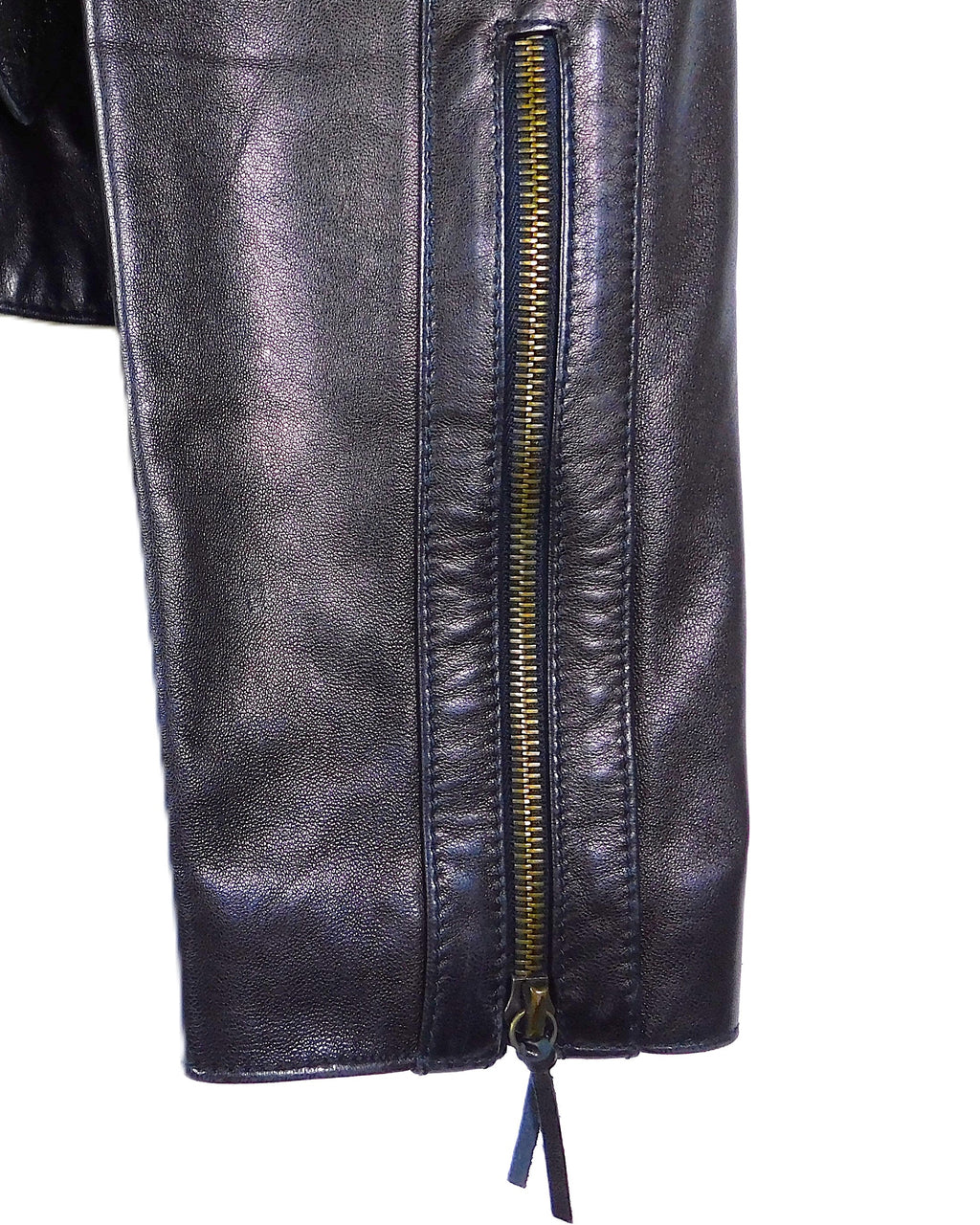Roberto Cavalli black leather jacket