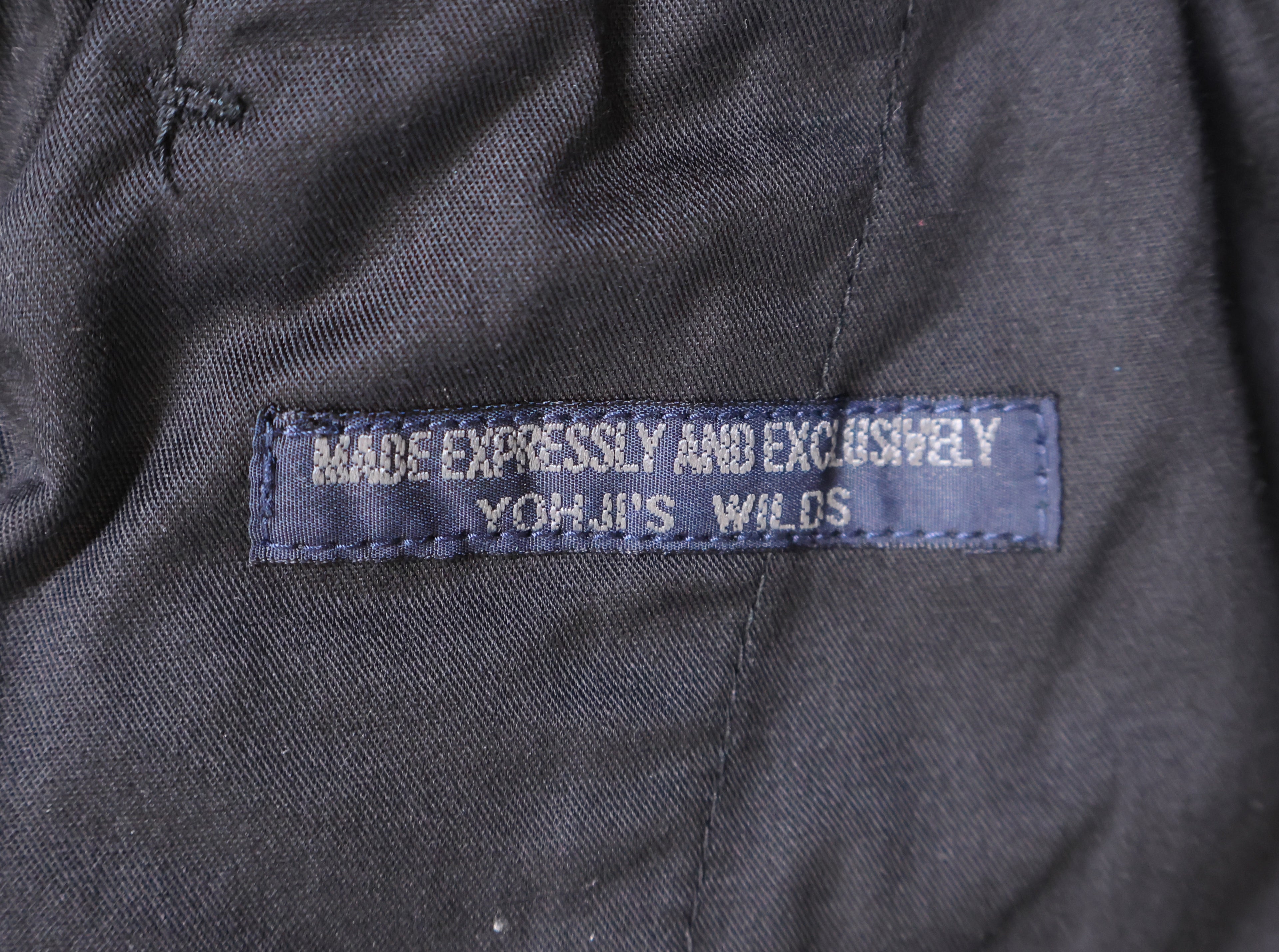 Yohji Yamamoto black sweatpants