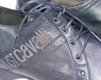 Just Cavalli black leather oxford shoes