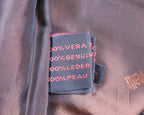 Roberto Cavalli leather pants with belt