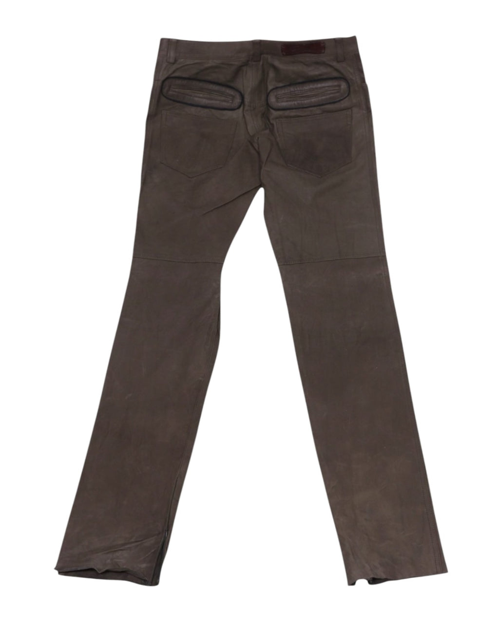 Roberto Cavalli brown leather pants