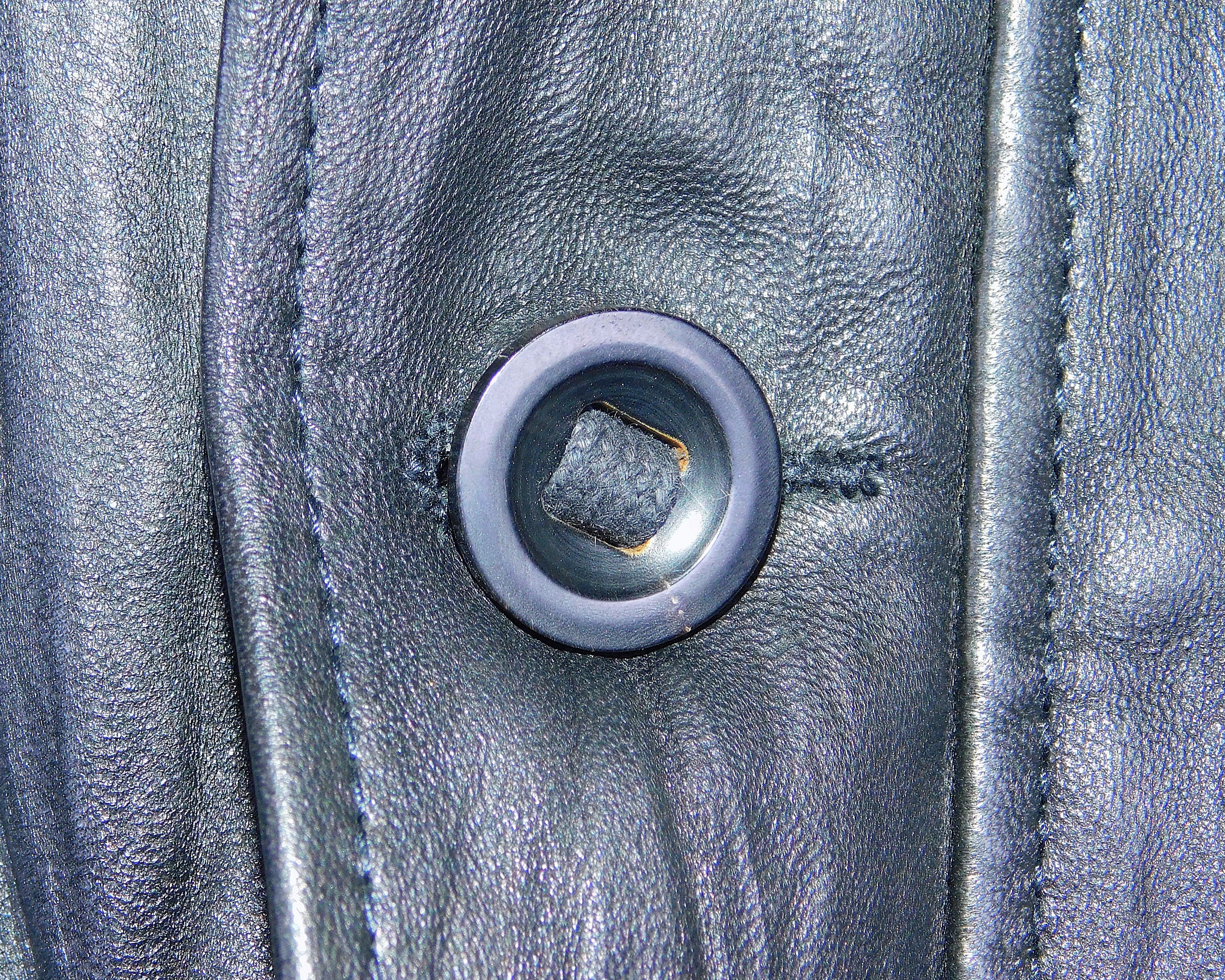 John Varvatos black leather jacket