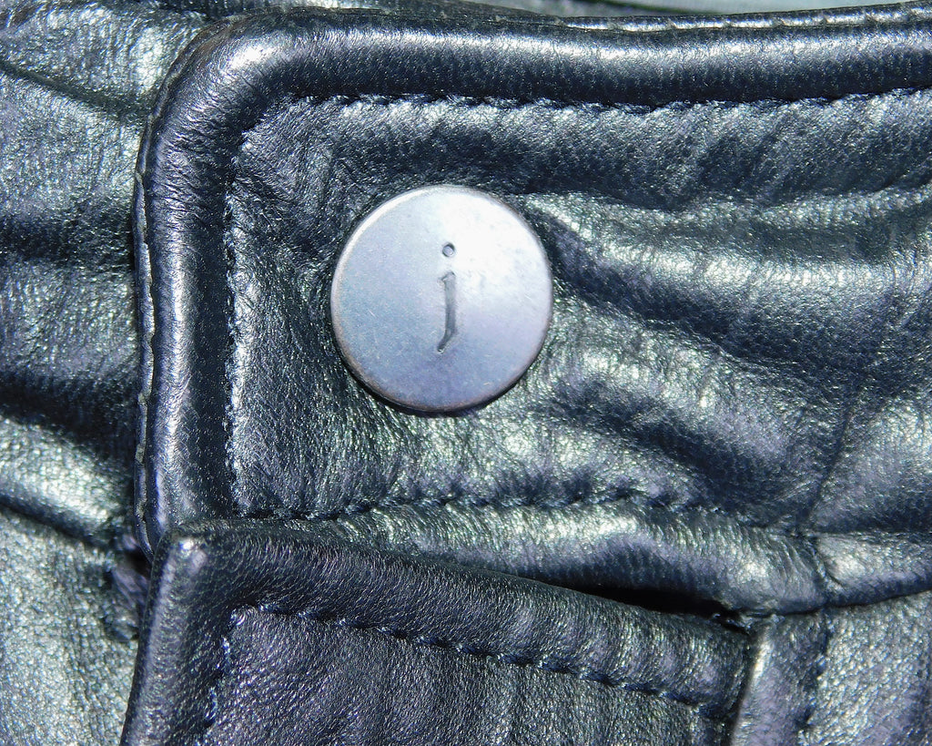 John Varvatos black leather jacket