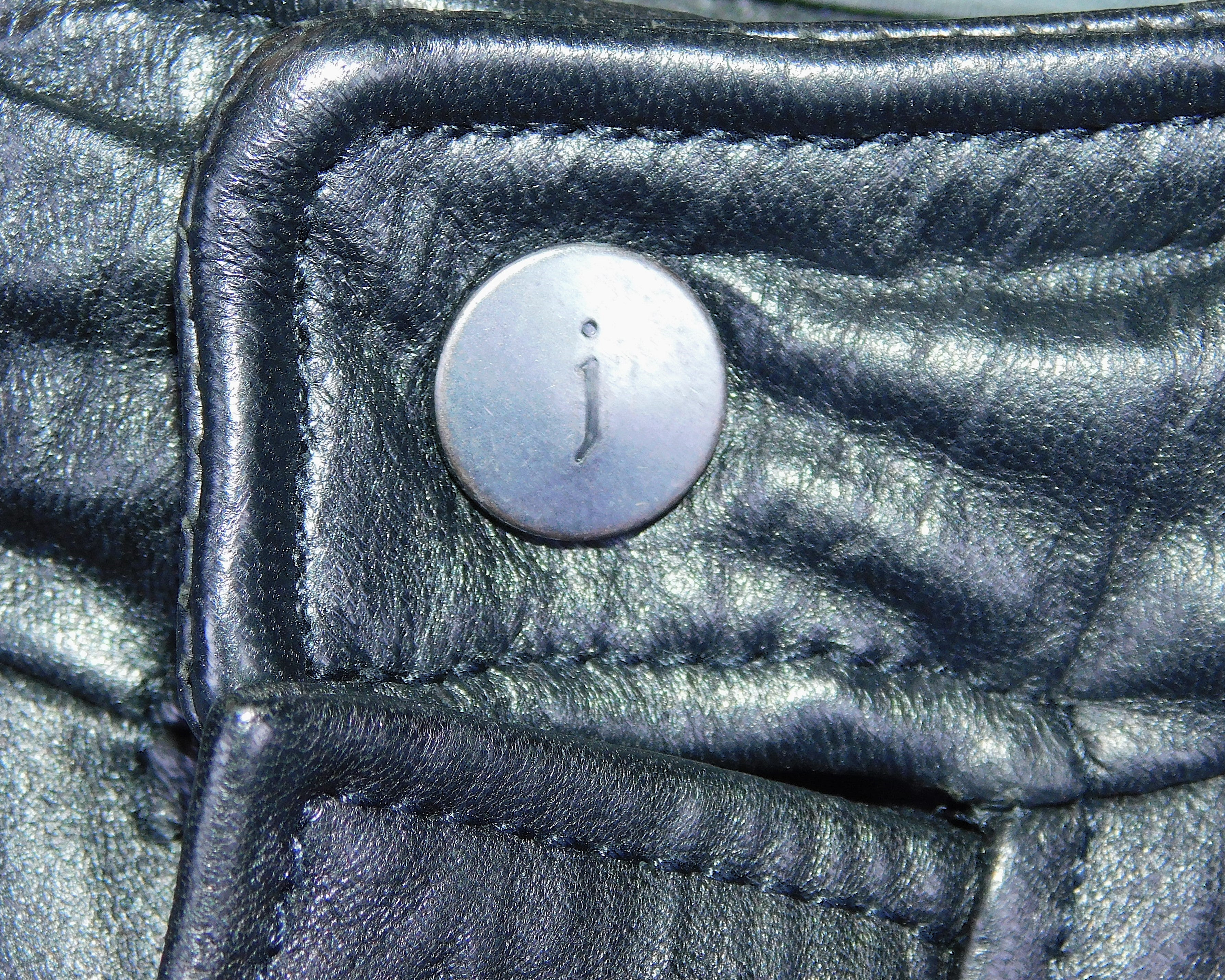 John Varvatos black leather jacket