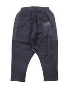 Damir Doma black sweatpants with leather patch