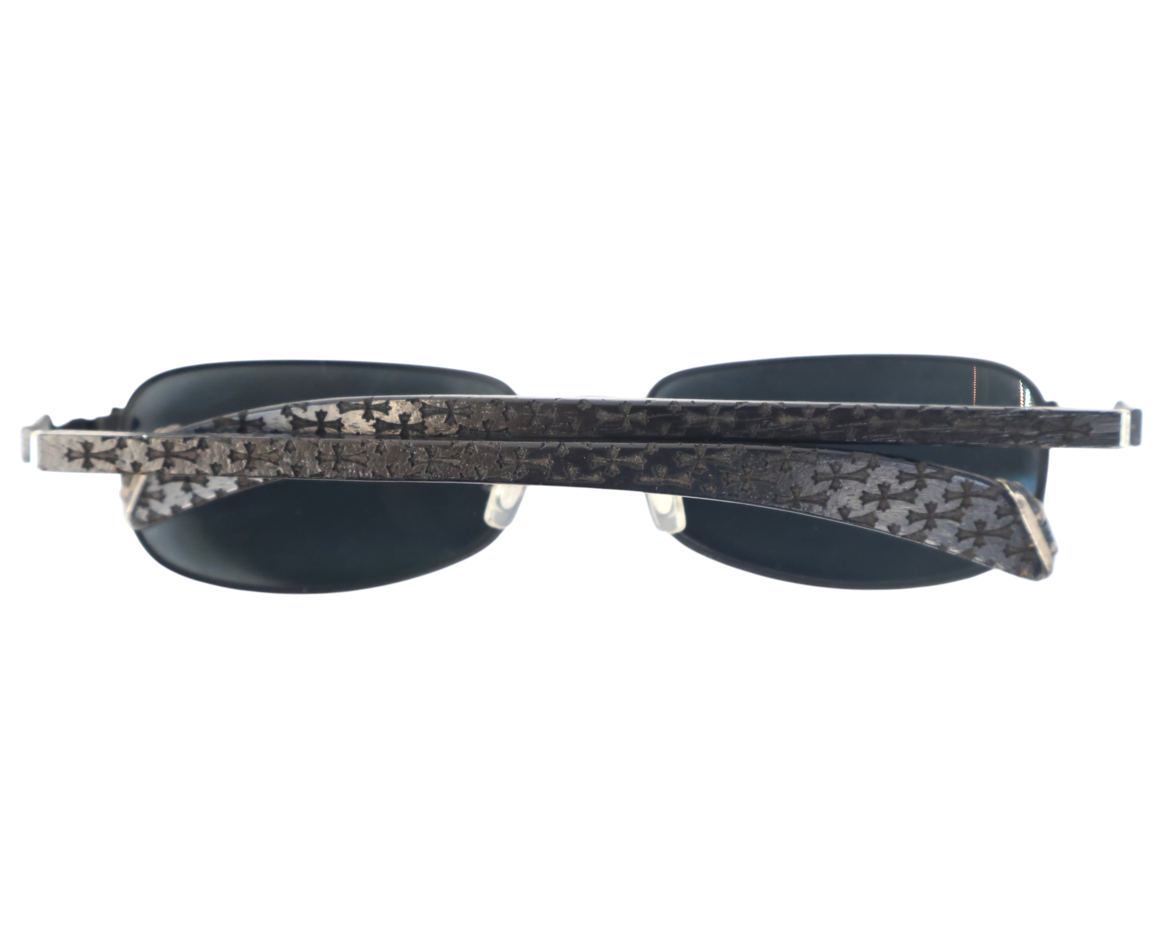 Chrome Heart Sunglasses black wood frame