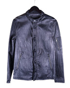 John Varvatos black leather jacket
