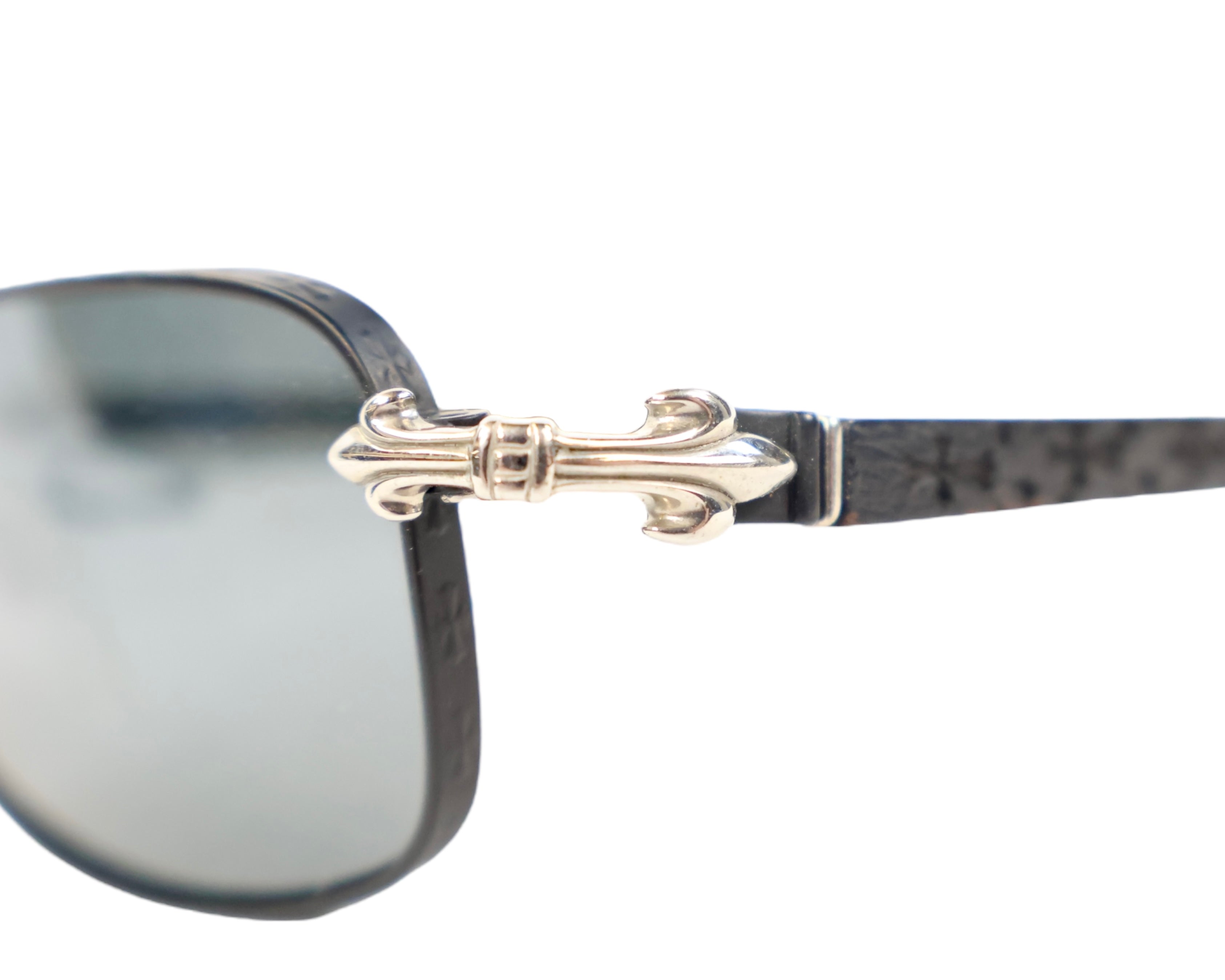 Chrome Heart Sunglasses black wood frame