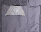 Damir Doma black sweatpants with leather patch