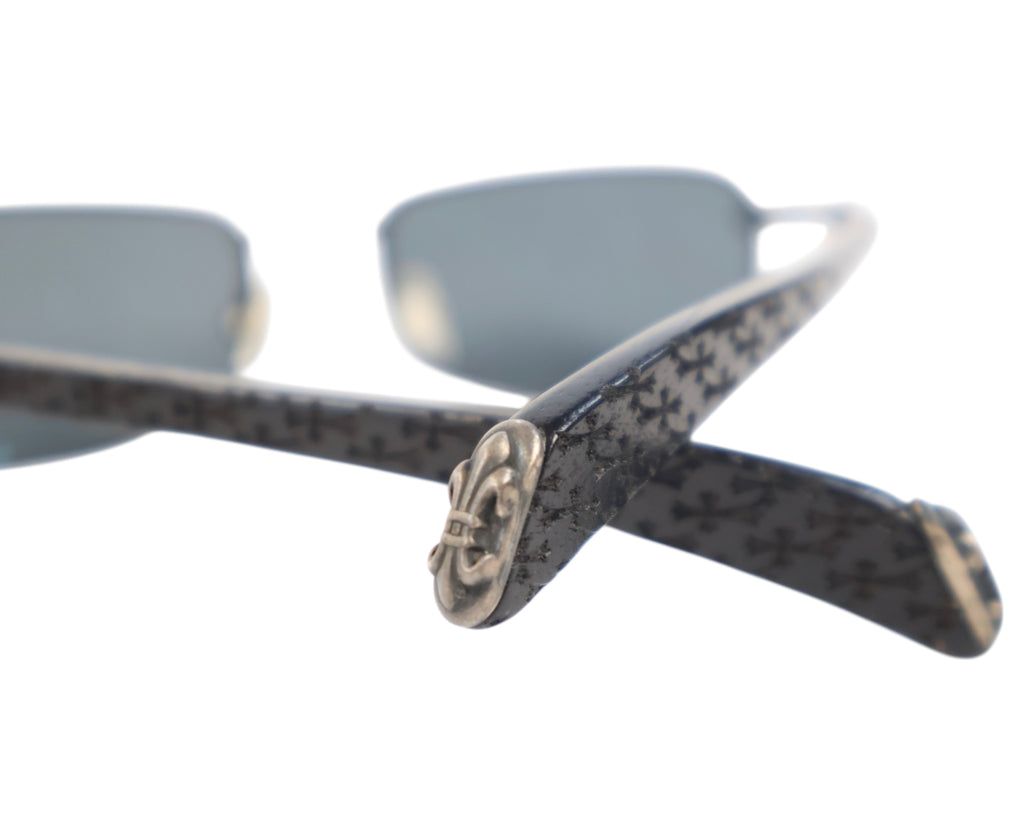 Chrome Heart Sunglasses black wood frame
