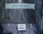 John Varvatos black leather jacket