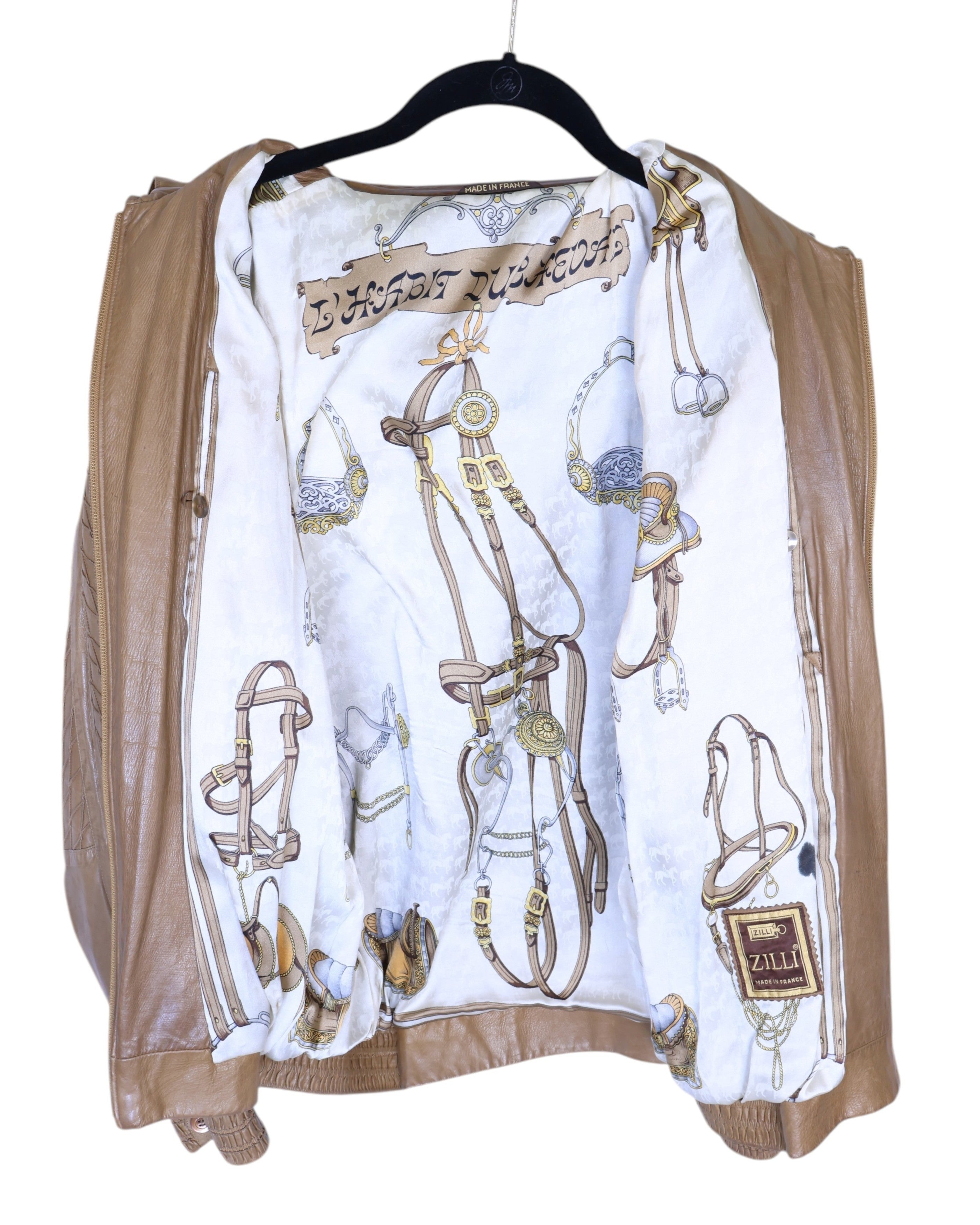 Zilli bomber jacket with silk lining