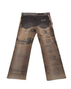 Roberto Cavalli Y2K brown vintage denim pants