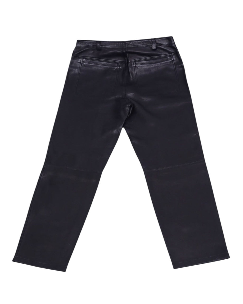 Gianni Versace black leather pants