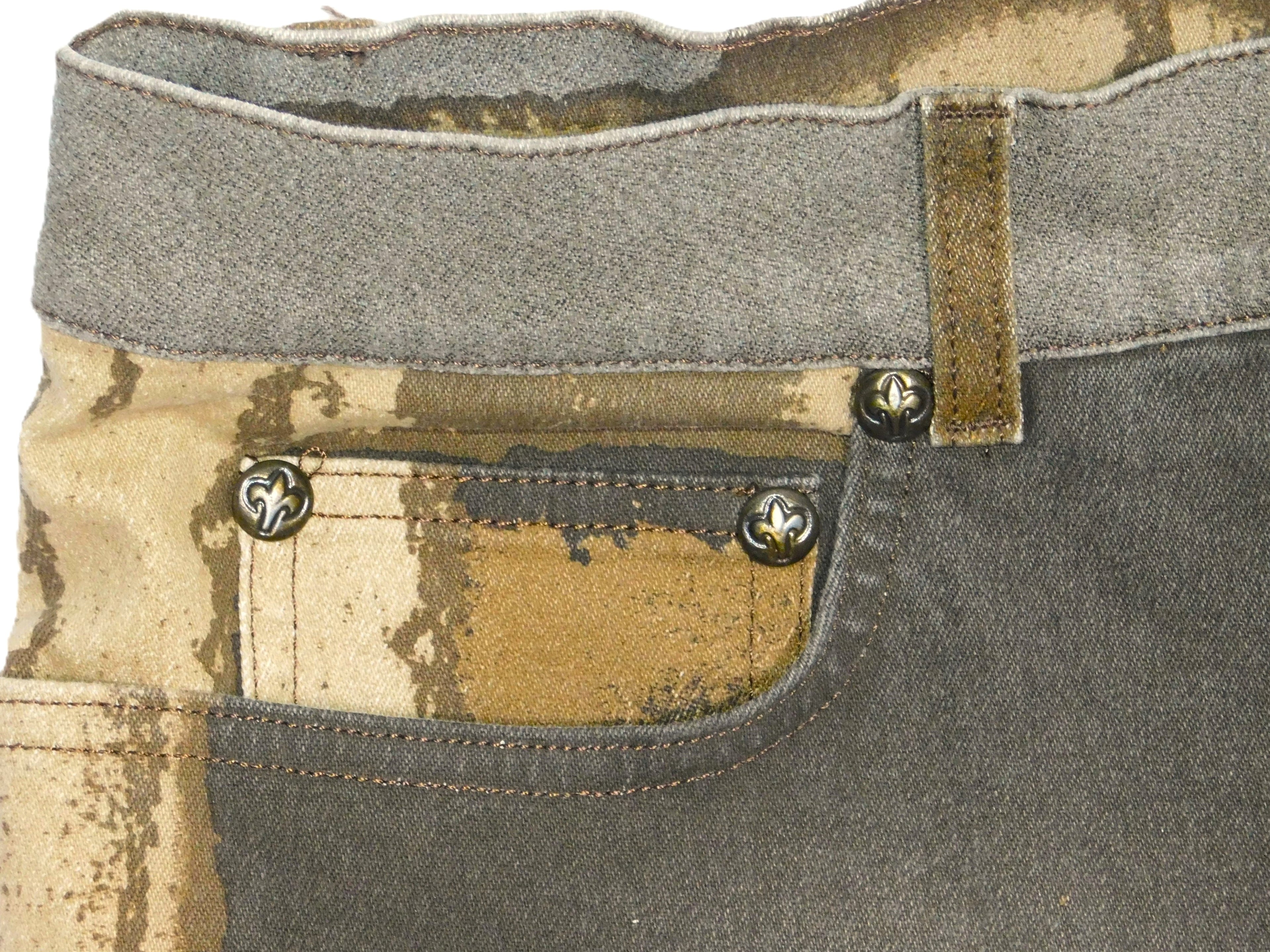 Roberto Cavalli Y2K brown vintage denim pants