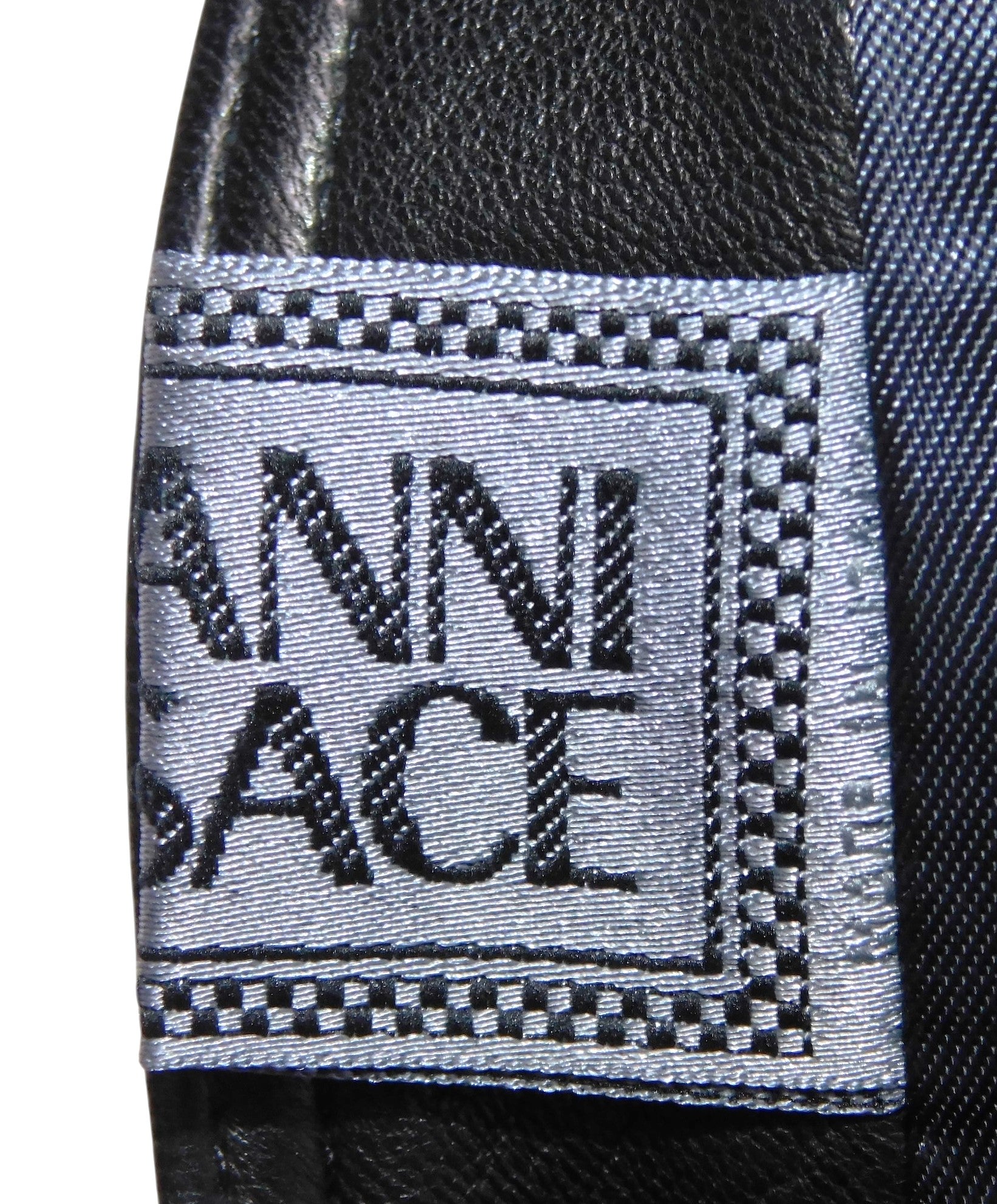 Gianni Versace black leather pants