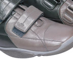 Prada brown and black leather sneakers