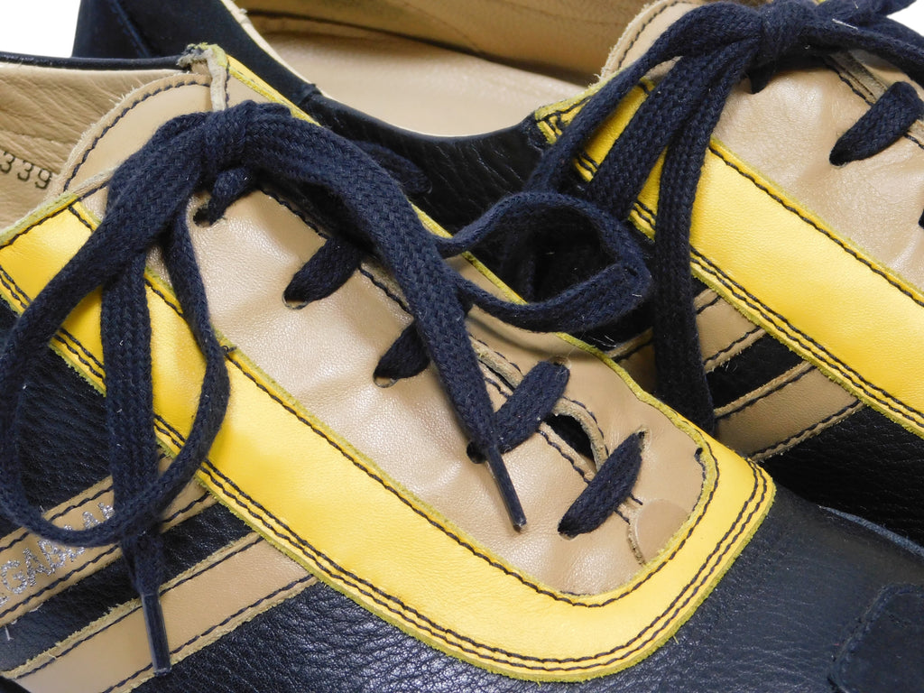 Dolce Gabbana black and yellow shoes