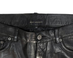 Vent Couvert black lambskin pants