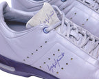 Yohji Yamamoto adidas 2002 gray and purple leather sneakers