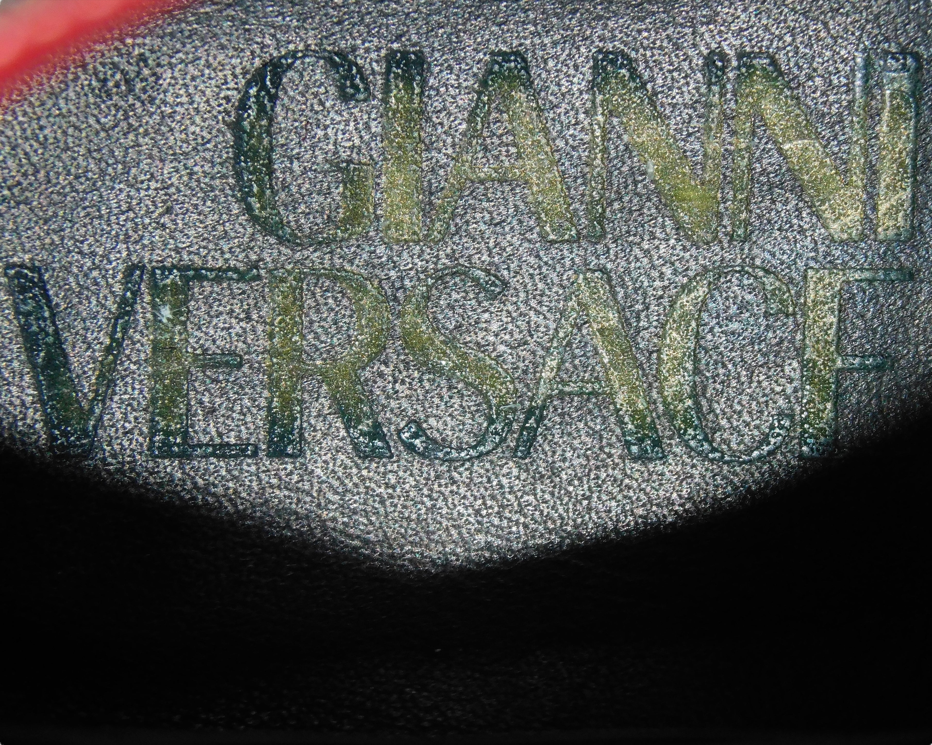 Versace medusa green leather boot