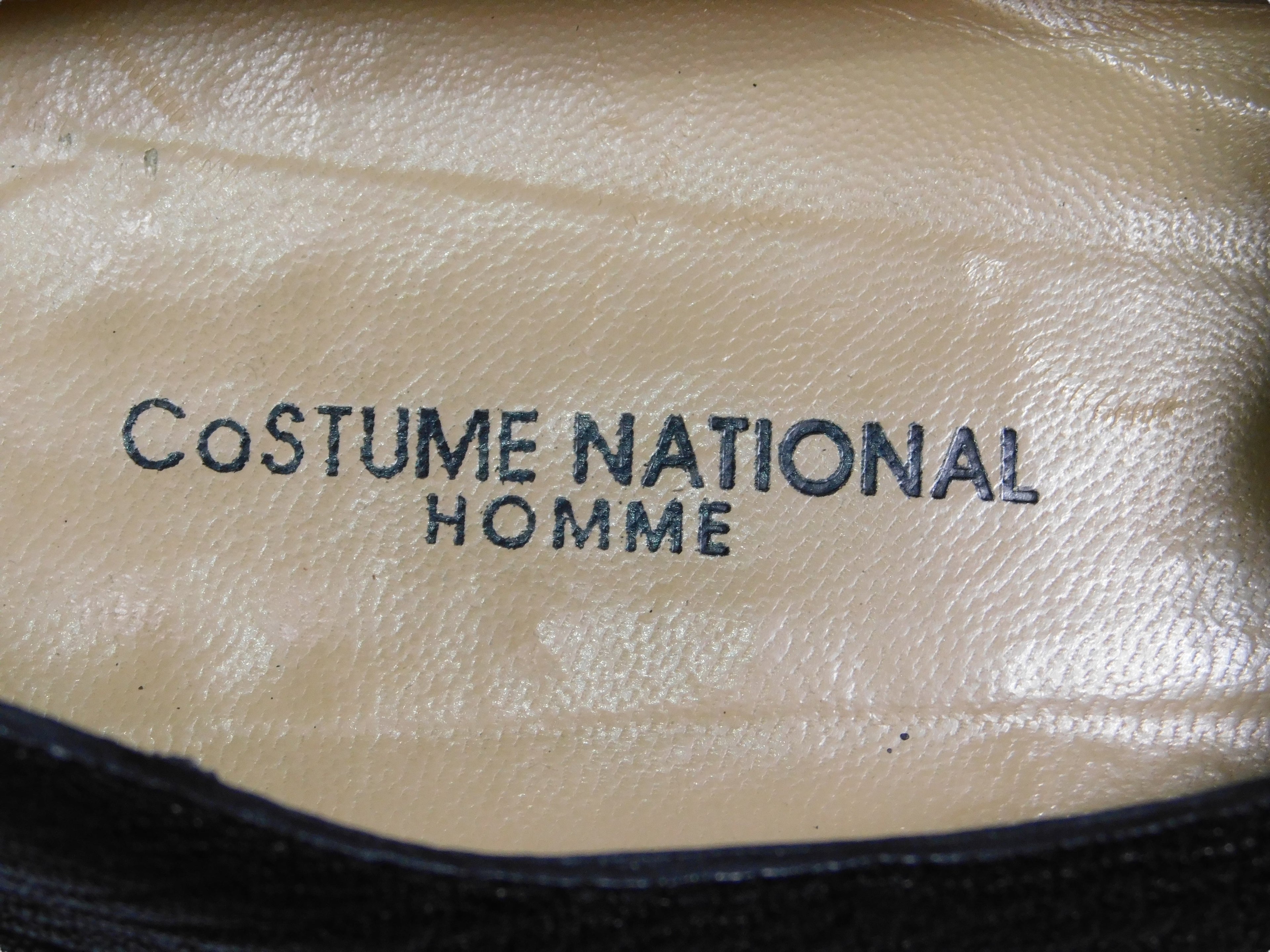 Costume National black Leather Loafers