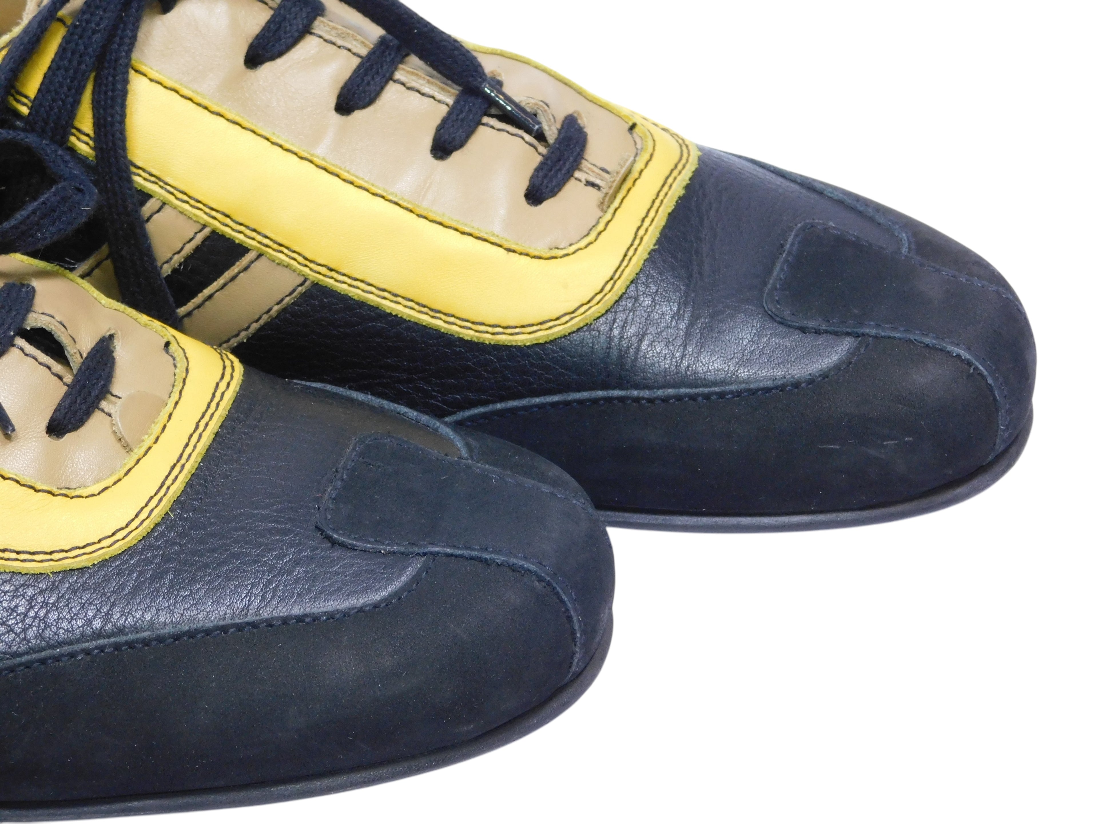 Dolce Gabbana black and yellow shoes