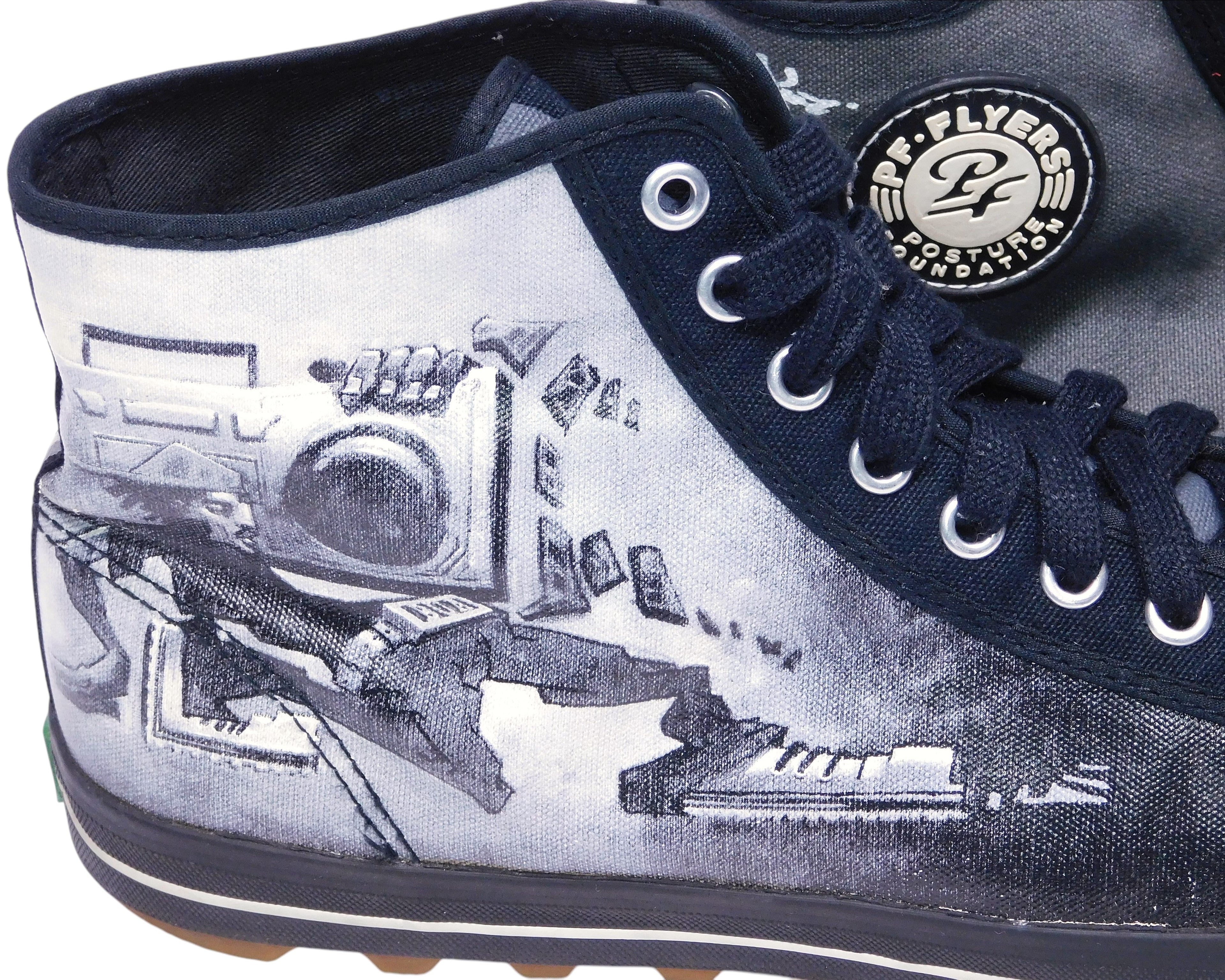 PF Flyers limited edition by Justin Bua