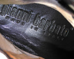 Gianni Barbato leather boot with buckled straps