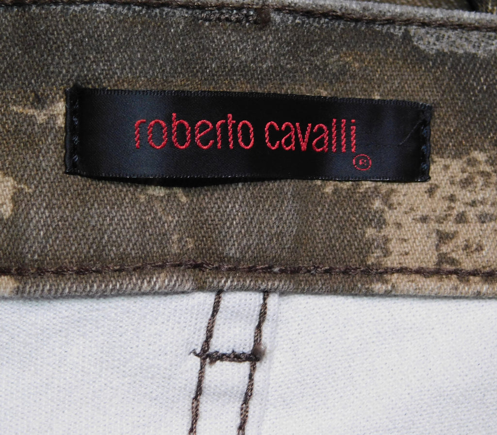 Roberto Cavalli Y2K brown vintage denim pants