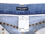 Dolce and Gabbana tiger embroidery jeans