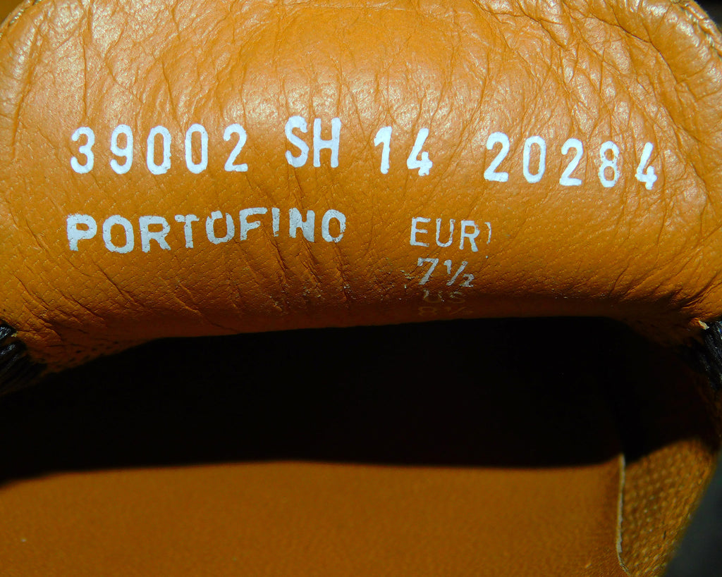 Moreschi dark blue leather shoes