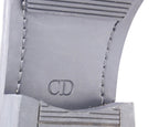 Christian Dior black leather shoes