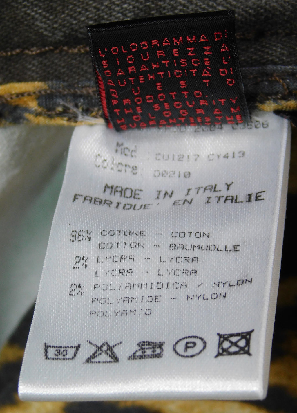 Roberto Cavalli Y2K brown vintage denim pants