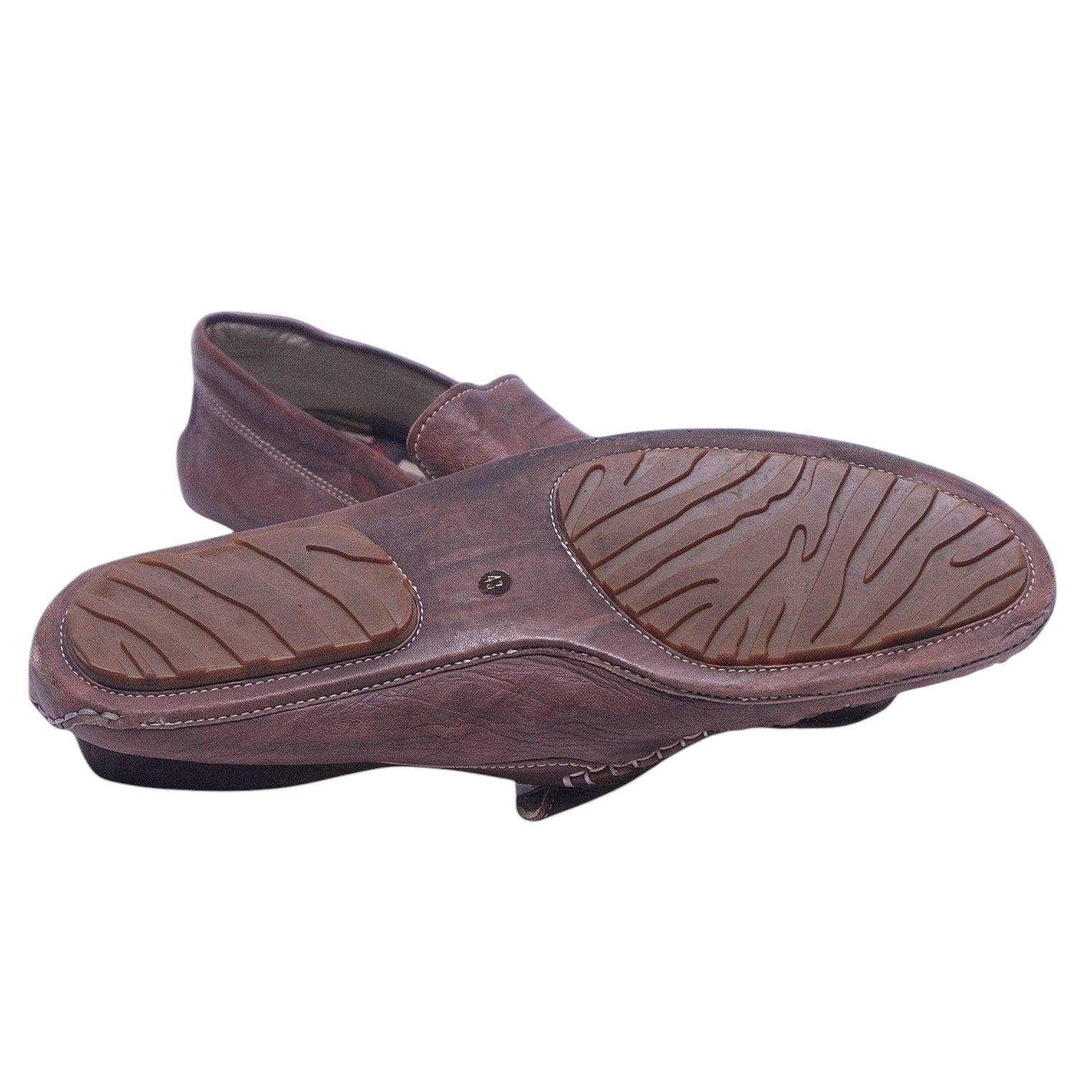 Roberto Cavalli brown leather moccasin