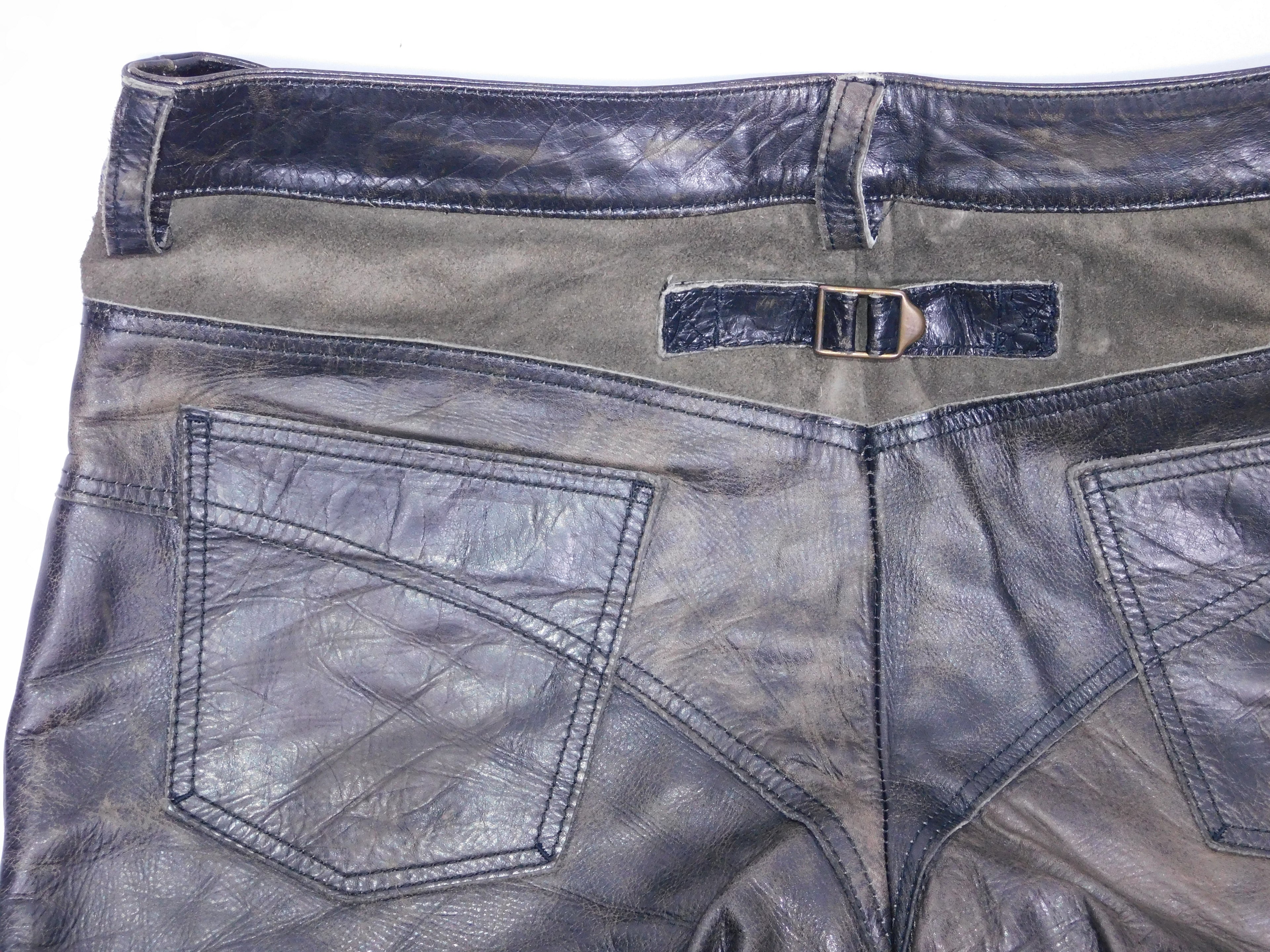 Roberto Cavalli leather pants