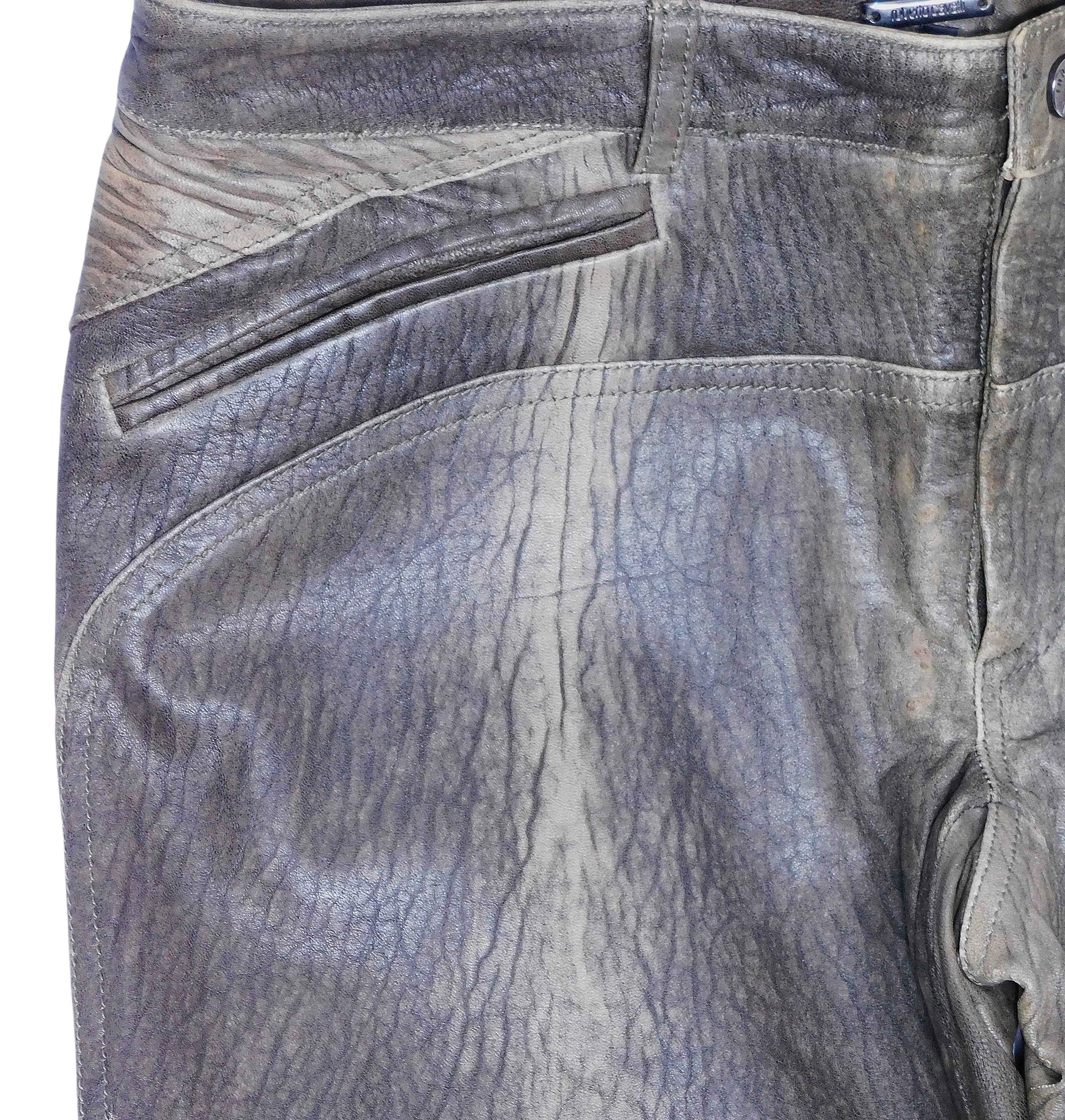 Roberto Cavalli leather pants