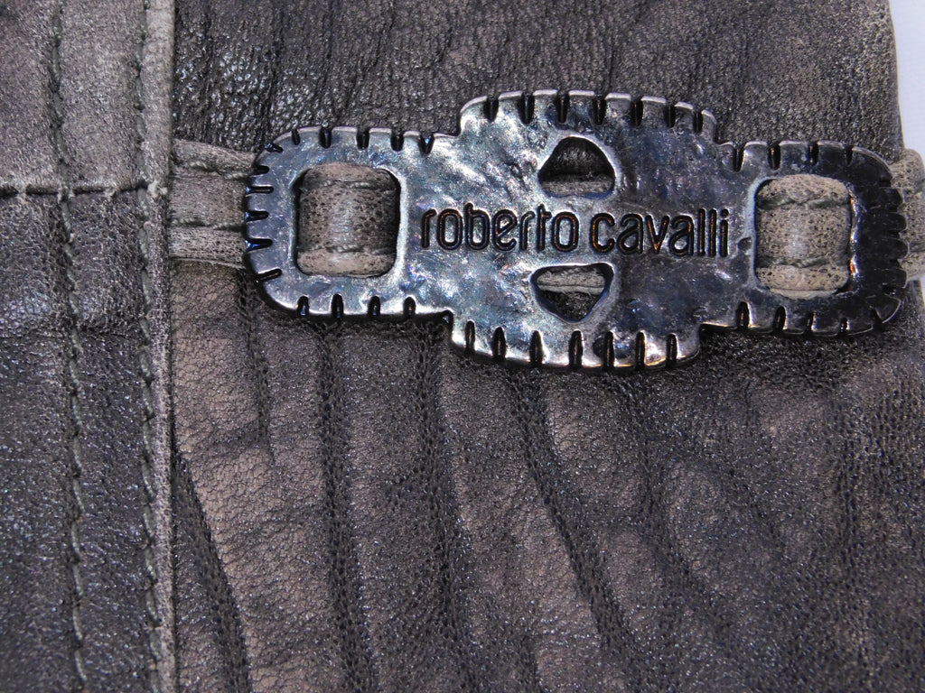 Roberto Cavalli leather pants