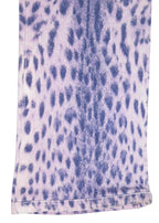 Roberto Cavalli 90s purple leopard print jeans